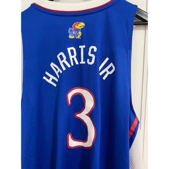 NWT Dajuan Harris Jr. Kansas Jayhaws Adidas Basketball Jersey Size XXL - Picture 4 of 8